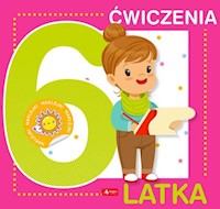 Ćwiczenia 6-latka z naklejkami - - książka