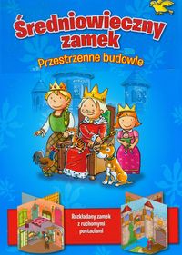 Przestrzenne budowle średniowieczny zamek -  - książka