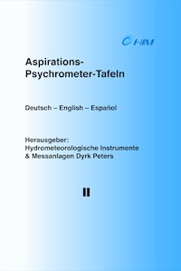 Tafeln zum Sättigungsdampfdruck über Eis und Wasser - Hydrometeorologische Instrumente und Messanlagen Dyrk Peters - ebook