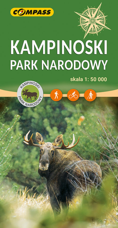 Kampinoski Park Narodowy. Mapa turystyczna w skali 1:50 000 - zbiorowa praca - książka