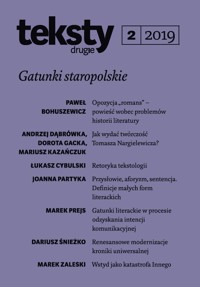 Teksty Drugie. Gatunki staropolskie - Wielu autorów - ebook