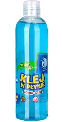 Klej w płynie transparentny 250ml - niebieski (401119009) -  - książka