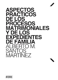 Aspectos prácticos de los procesos matrimoniales y de los expedientes de familia - Alberto M. Santos Martínez - ebook