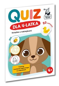 Quiz dla 4-latka Książka z naklejkami Kapitan Nauka - Osuchowska Zuzanna - książka