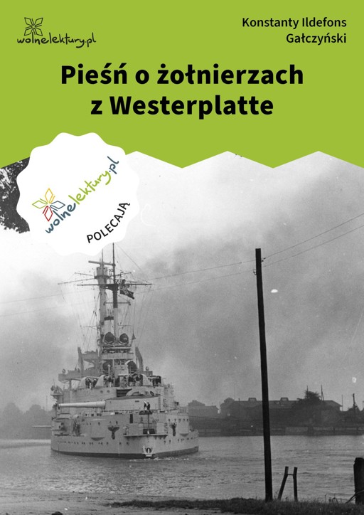Okładka książki Pieśń o żołnierzach z Westerplatte