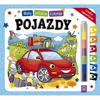 Mały artysta koloruje pojazdy + kredka segmentowa - Kajdana Sylwia - książka