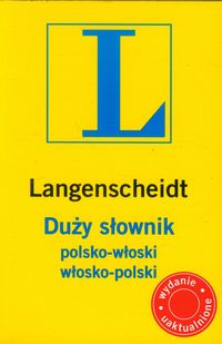 Słownik duży polsko włoski włosko polski -  - książka