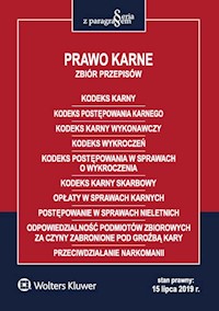 Prawo karne Zbiór przepisów -  - książka