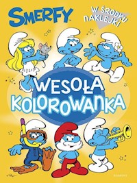 Smerfy Wesoła kolorowanka z naklejkami - Zabrzewska Adrianna - książka