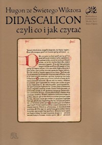 Didascalicon - Hugon ze Świętego Wiktora - książka