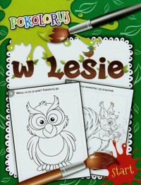 W lesie Pokoloruj -  - książka
