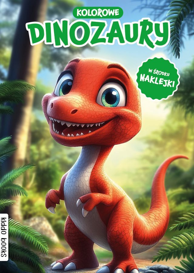 Kolorowe dinozaury - zbiorowa praca - książka