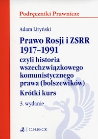 Prawo Rosji i ZSRR 1917-1991 - Adam Lityński - książka