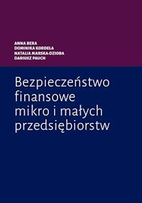 Bezpieczeństwo finansowe mikro i małych przedsiębiorstw - Bera Anna, Kordela Dominika, Marska-Dzioba Natalia, Pauch Dariusz - książka