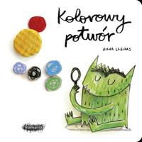 Kolorowy potwór. Książka kartonowa - Anna Llenas - książka