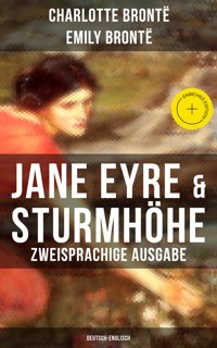 Jane Eyre & Sturmhöhe (Zweisprachige Ausgabe: Deutsch-Englisch) - Bronte Charlotte - ebook