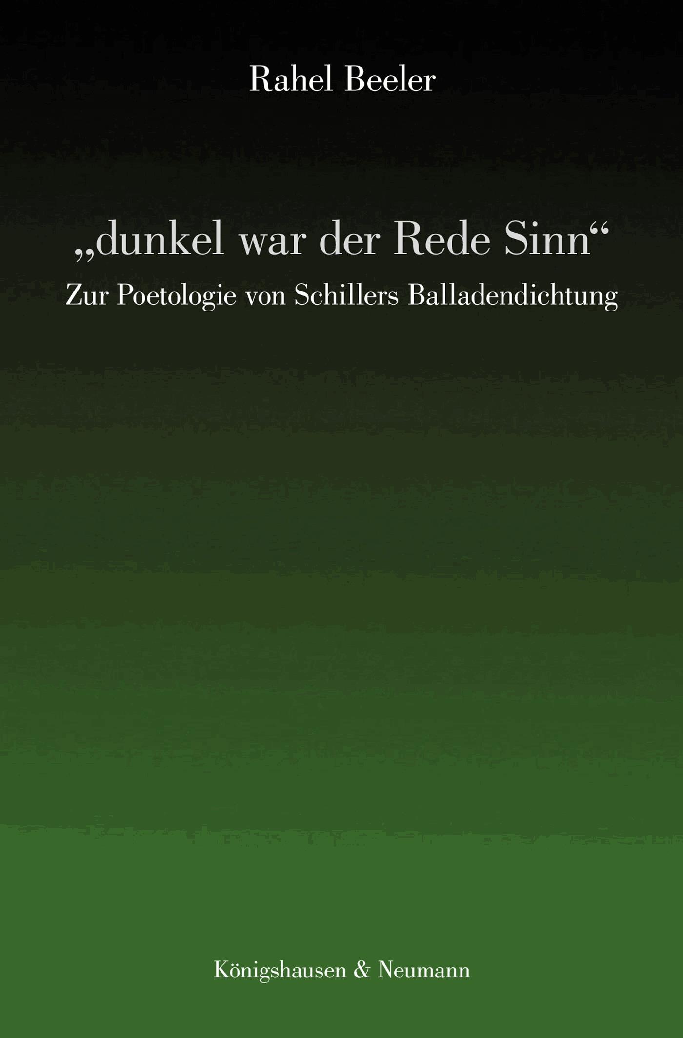 "dunkel war der Rede Sinn"