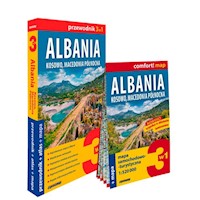 Albania, Kosowo, Macedonia Północna 3w1 przewodnik + atlas + mapa - Nowek Izabela - książka