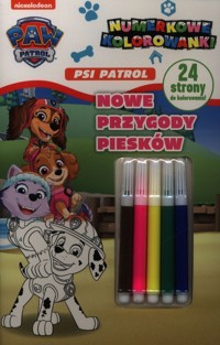 Psi Patrol Numerkowe kolorowanki Nowe przygody piesków -  - książka