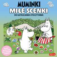 Muminki. Miłe scenki. Do wyklejania i poczytania - Oy Moomin Characters ltd. - książka