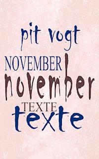 November - Pit Vogt - ebook