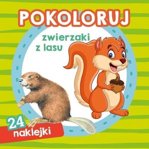 Pokoloruj zwierzaki z lasu - Dorota Krassowska, Andrzej Kłapyta - książka