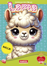 Zwierzaki przytulaki. Lama z naklejkami - Salamon Katarzyna - książka