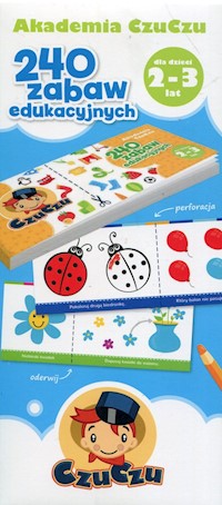 Akademia CzuCzu dla dzieci od 2-3 lat 240 zabaw edukacyjnych -  - książka