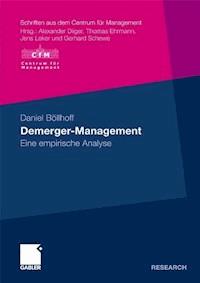 Demerger-Management - Daniel Böllhoff - ebook