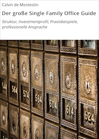 Der große Single Family Office Guide - Calvin de Montestin - ebook