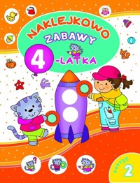 Naklejkowo Zabawy 4-latka -  - książka
