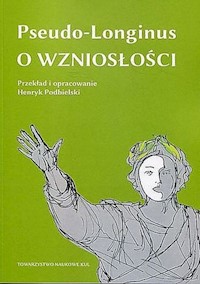 O wzniosłości - Pseudo-Longinus - książka