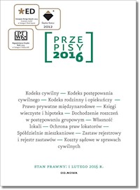 Przepisy 2016 Zbiór cywilny -  - książka