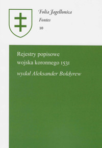 Rejestry popisowe wojska koronnego 1531 - Bołdyrew Aleksander - książka