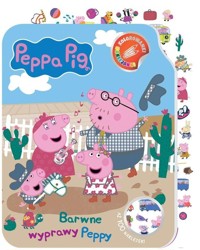 Peppa Pig Kolorowanki - naklejanki cz. 2 Barwne wyprawy Peppy -  - książka