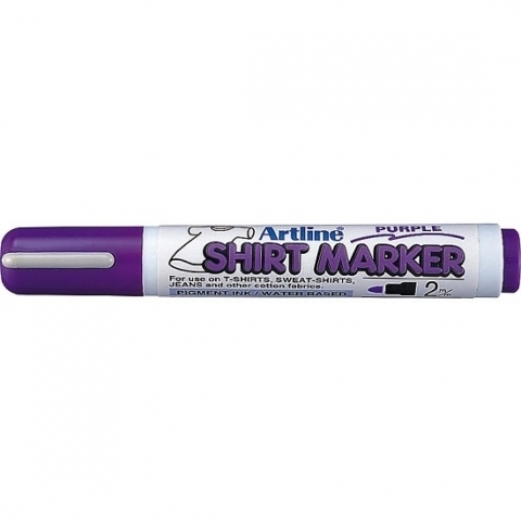 Marker do tkanin T-Shirt 2mm - fioletowy (AR-002) -  - książka