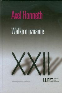 Walka o uznanie - Honneth Axel - książka