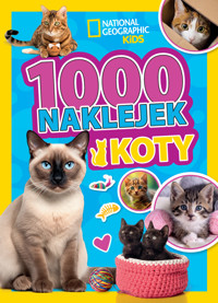 1000 naklejek. Koty. National Geographic Kids - praca zbiorowa, Ewa Zagawa (tłum.) - książka