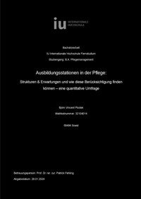 Ausbildungsstationen in der Pflege - Björn Vincent Plodek - ebook