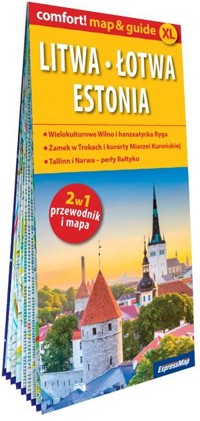 Comfort! map&guide Litwa, Łotwa, Estonia lam - Katarzyna Byrtek , Kazimierz Popławski, Mirosław Jankowiak - książka