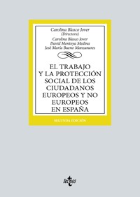 El trabajo y la protección social de los ciudadanos europeos y no europeos en España - Carolina Blasco Jover - ebook
