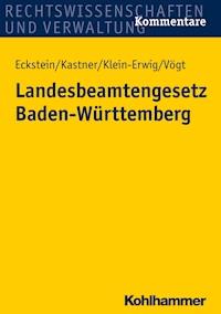 Landesbeamtengesetz Baden-Württemberg - Friedrich Vögt - ebook
