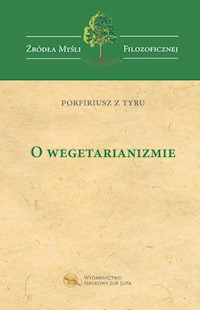 O wegetarianizmie - Porfiriusz z Tyru - książka