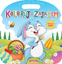 Koloruj z zającem z naklejkami - Adam Gdula, Katarzyna Ratajszczak - książka