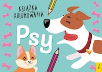Książka do kolorowania Psy -  - książka
