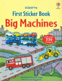 First Sticker Book Big Machines - Taplin Sam - książka