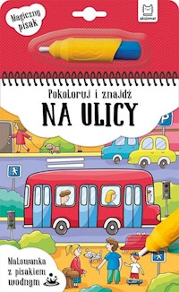 Pokoloruj i znajdź Na ulicy -  - książka