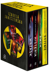 Pakiet : Wrzask/Histeria/Amok/ Wrzenie - Izabela Janiszewska - książka