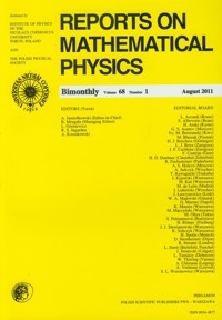 Reports on Mathematical Physics 68/1 Pergamon -  - książka