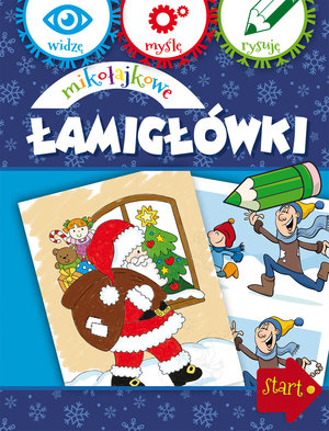 Mikołajkowe łamigłówki - Wiśniewska Anna - książka